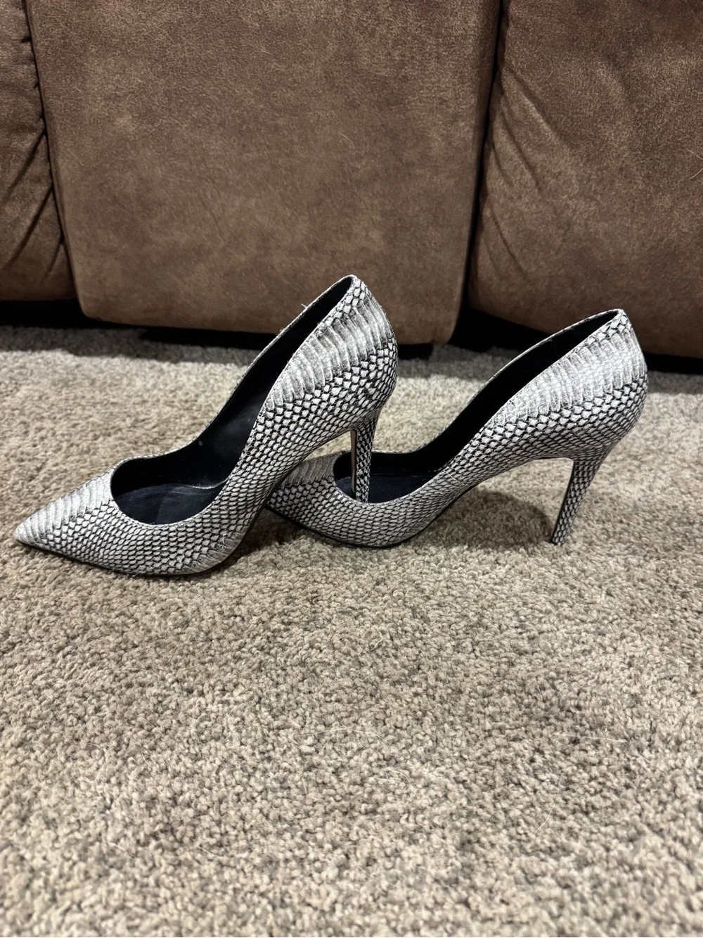 ALDO SNAKE SKIN GENUINE LEATHER 4” STILETTO